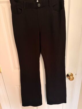 Classic Black Boot-Cut Pants for Women
